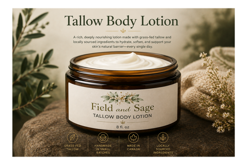 Tallow Body Lotions, 8oz.