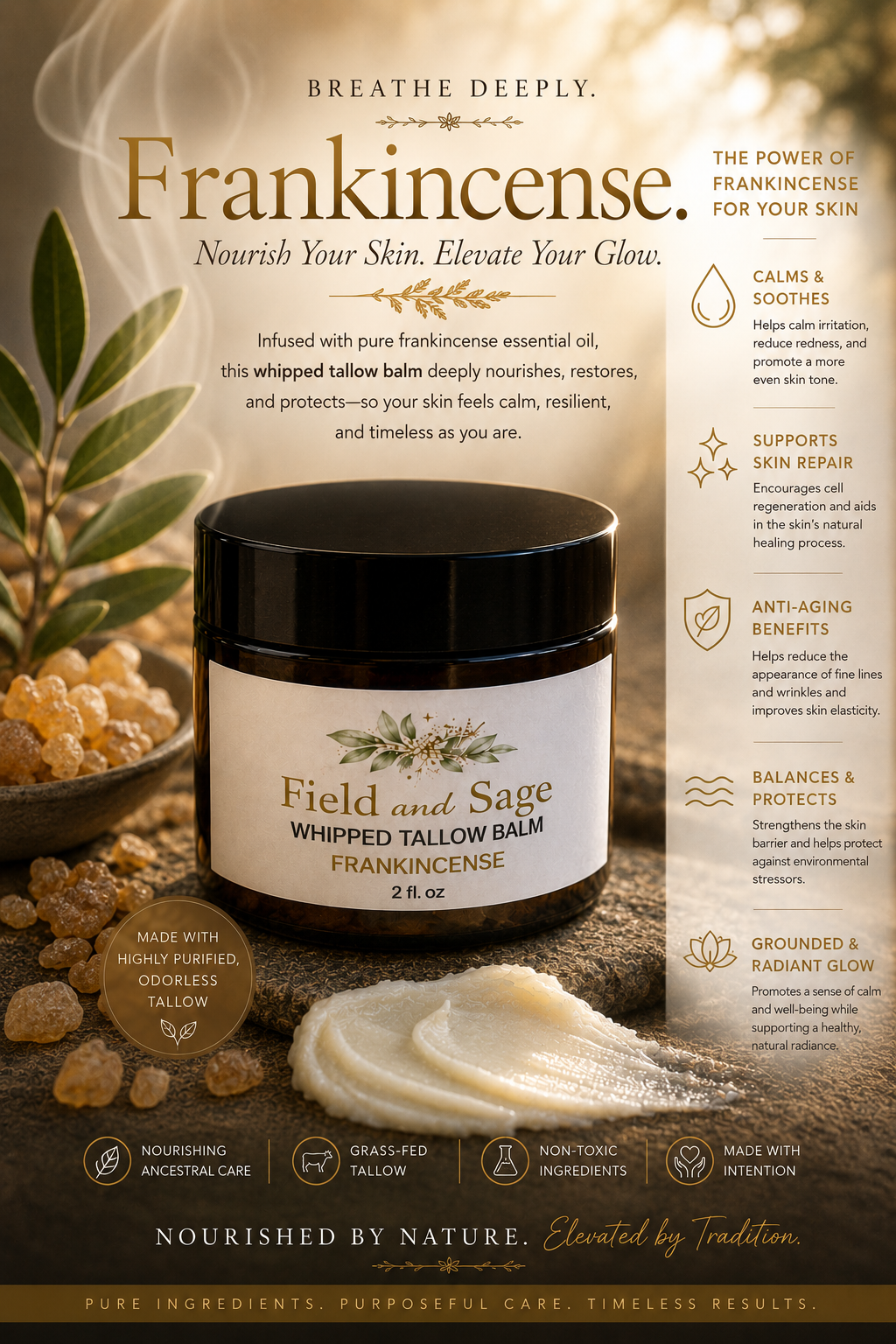 Whipped Tallow Face Balms