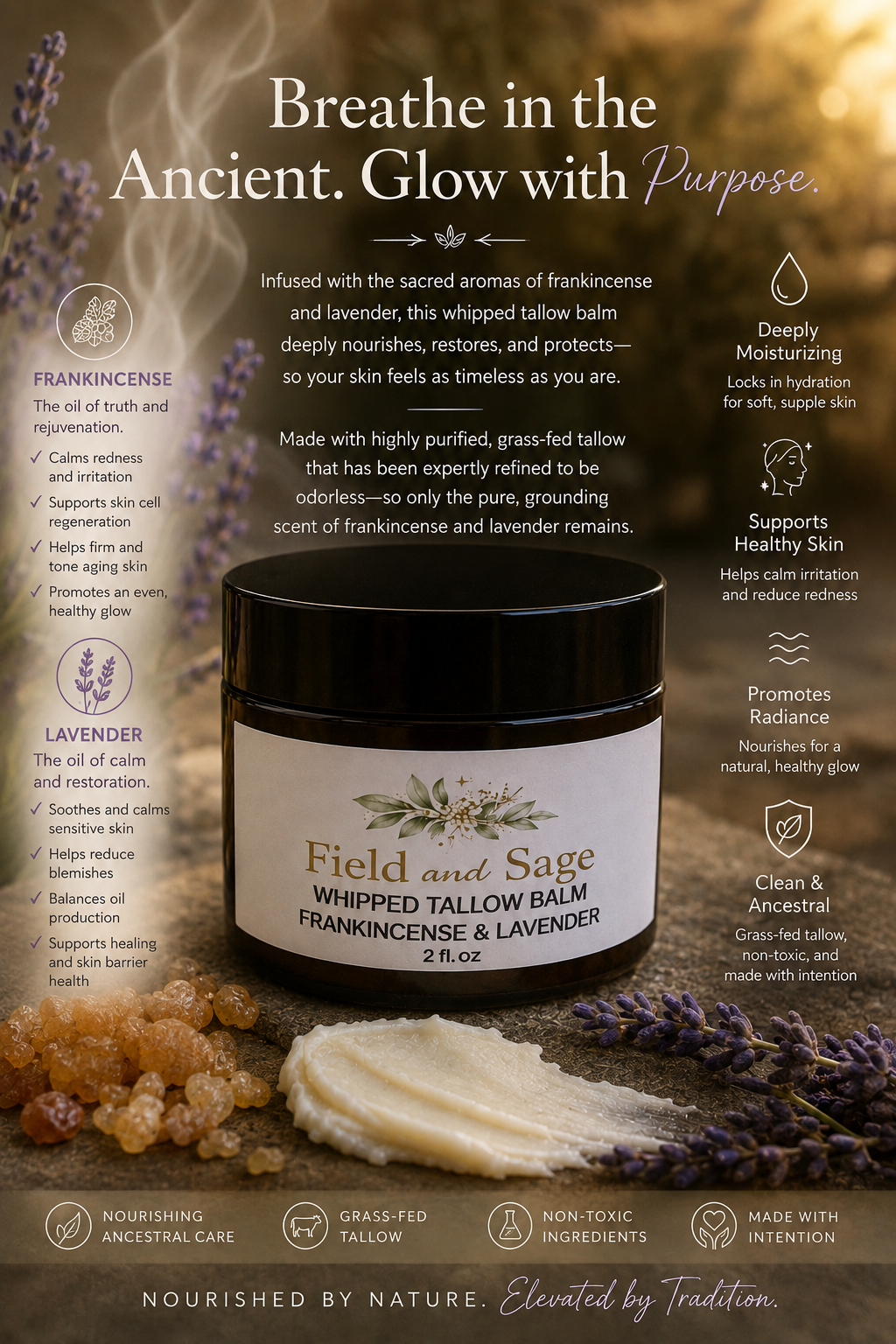 Whipped Tallow Face Balms