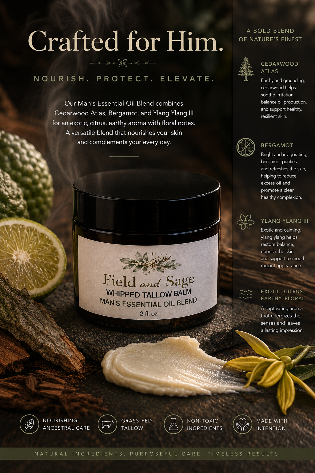 Whipped Tallow Face Balms