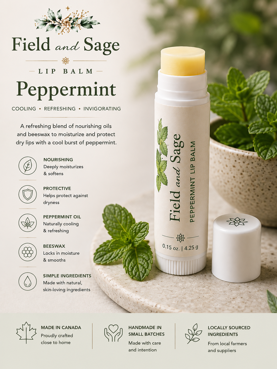 All Natural Lip Balms