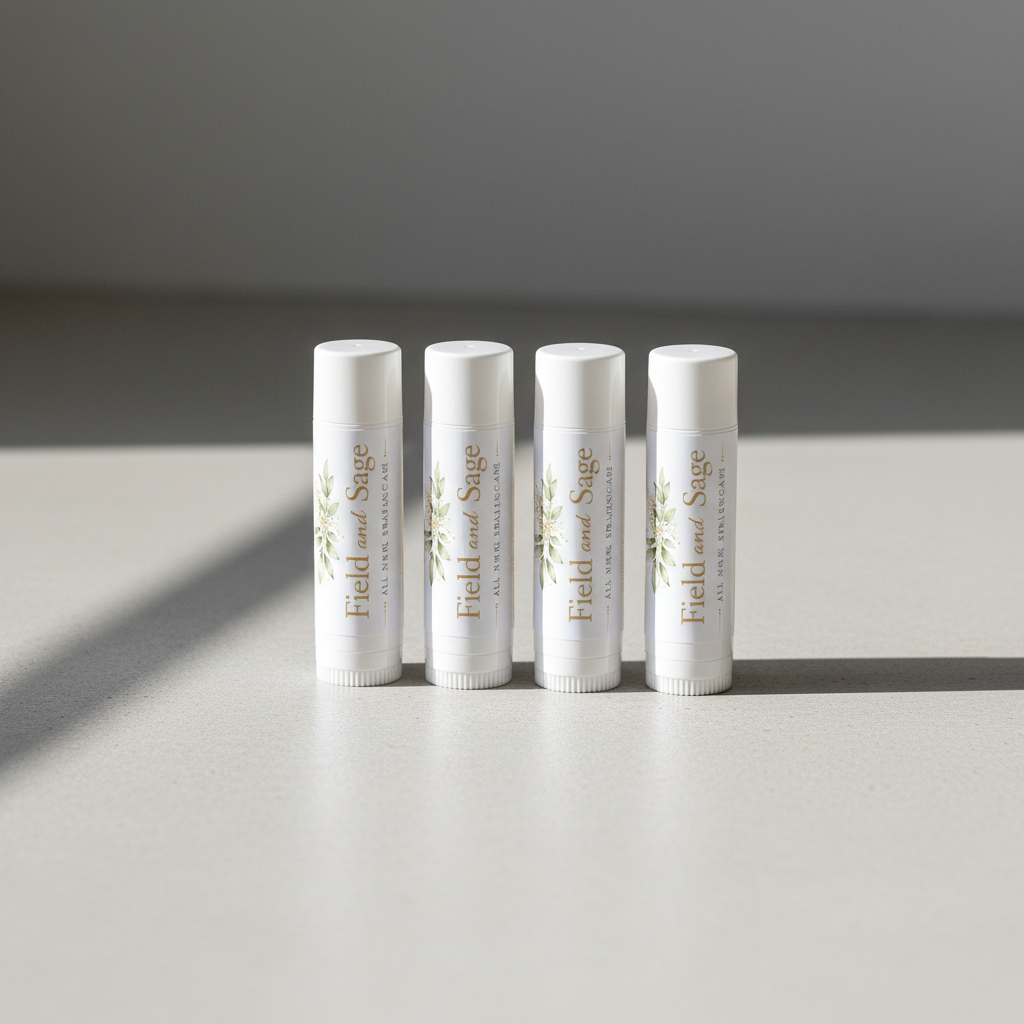 Field and Sage lip balm tubes