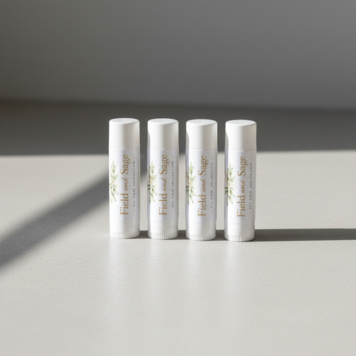 Field and Sage lip balm tubes
