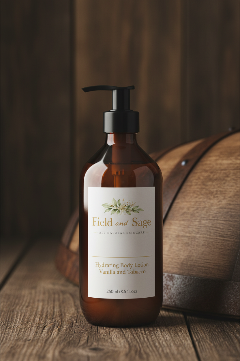 Field and Sage Vanilla and Tobacco Body Lotion